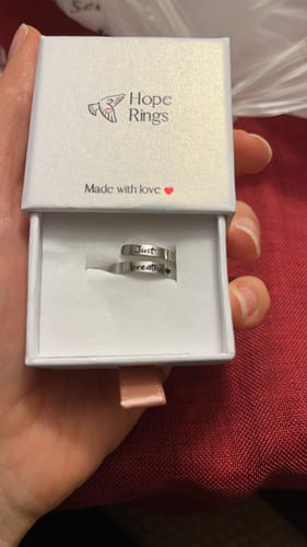 Customer photo review of Just Breathe Ring
