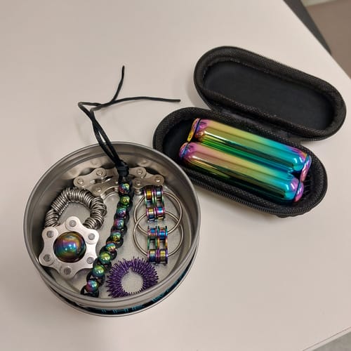Customer photo review of The ULTIMATE FIDGET KIT BUNDLE for Teens & Adults