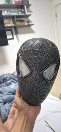 Customer photo review of [NEW] Spidey Gear™ Amazing Venom Mask