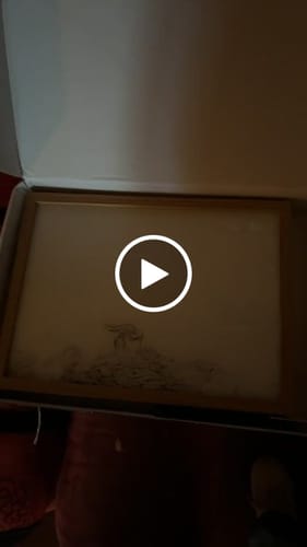 Customer video review of Elden Ring LED Light Up Painting Frame - Glowing Frame 4D Painting