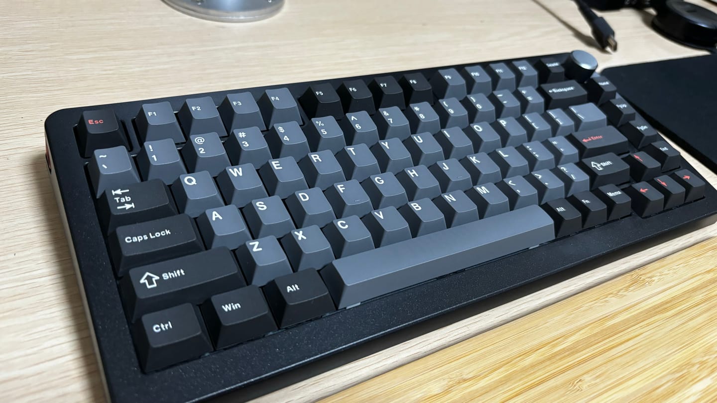 Customer photo review of DrunkDeer A75 Pro Wired Actuation Distance Adjustable Magnetic Switch Keyboard
