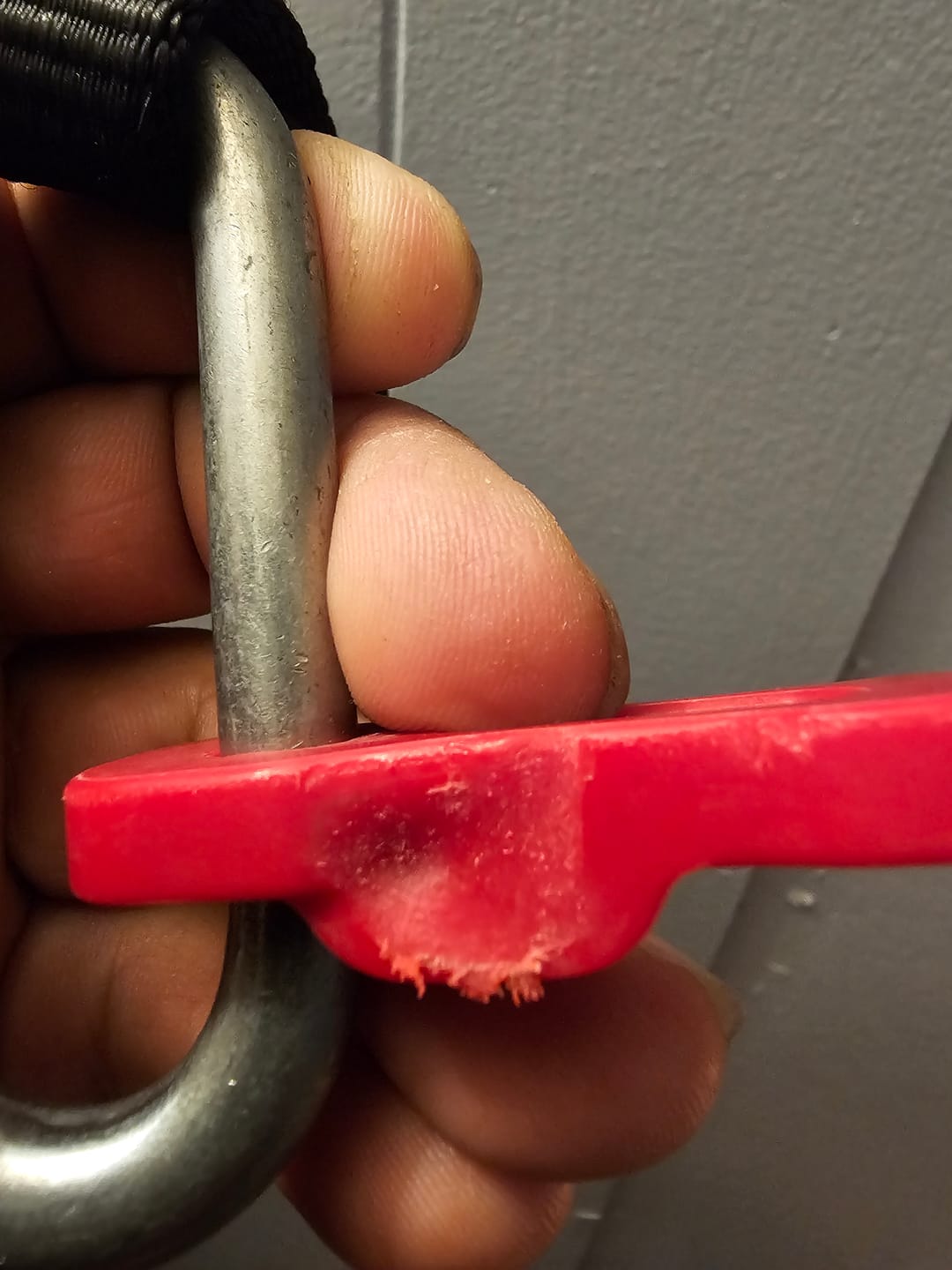 Customer photo review of Quicklink "Slide-Cinch" - Lead Rope Solo Anchor Tensioner