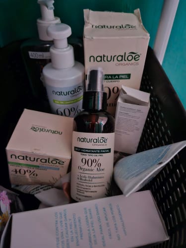 Customer photo review of Gel Puro de Aloe Vera Orgánico & Vitamin Complex® 150ml