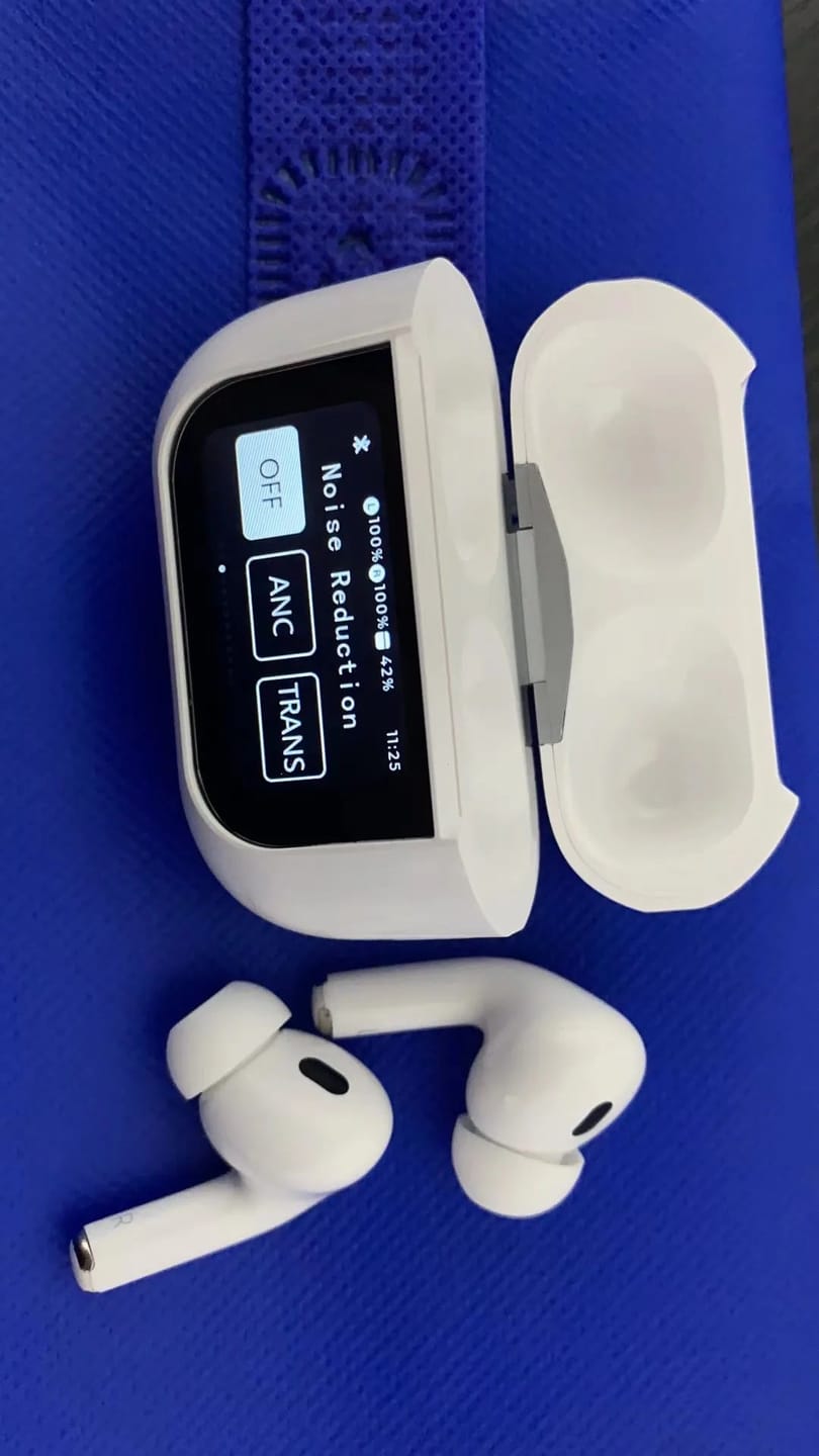 Customer photo review of A9 Pro LCD Touch Screen Earbuds - (IMPORTED)