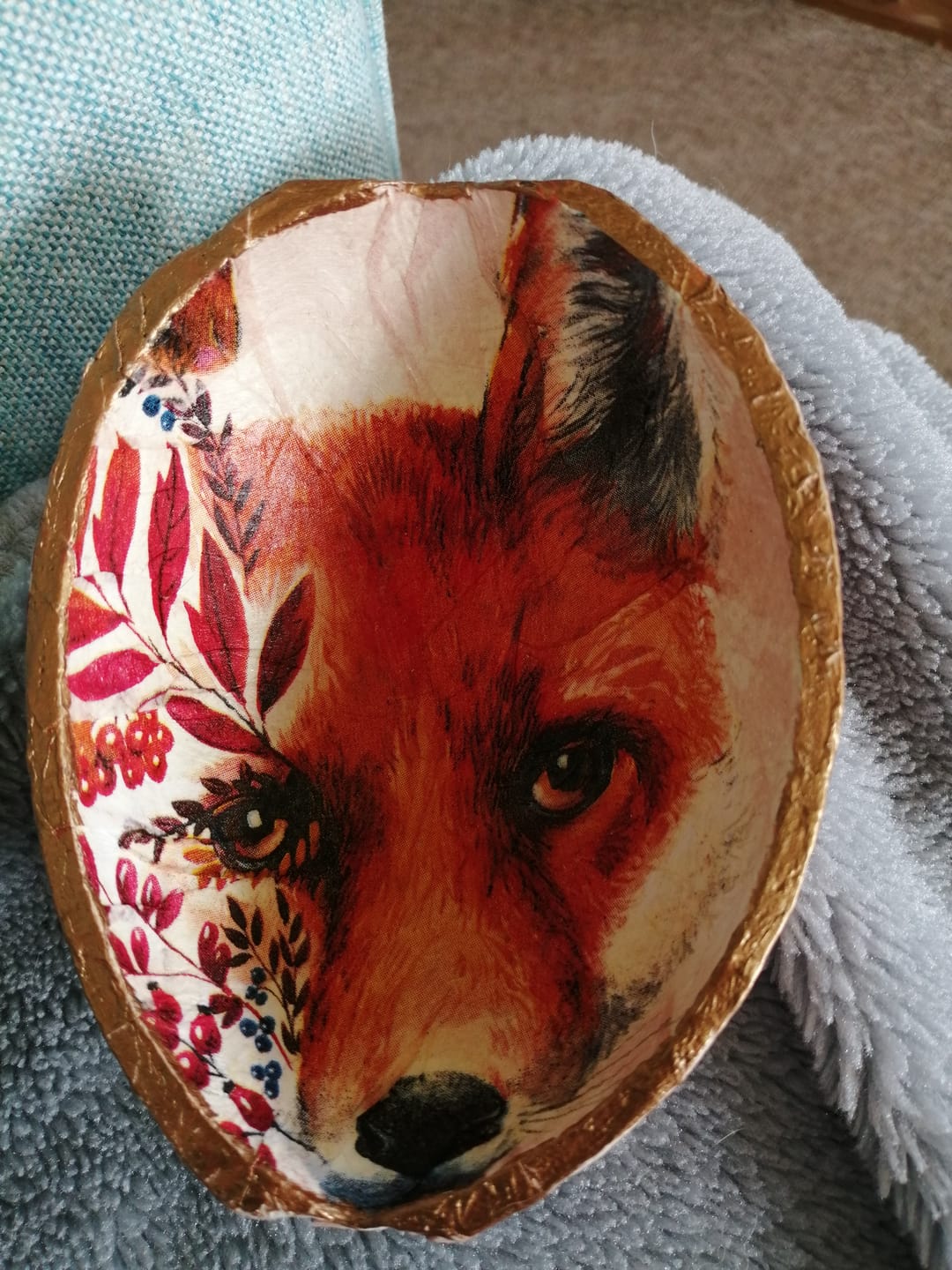 Customer photo review of 100% Natural Oval Coconut Shell Bowl