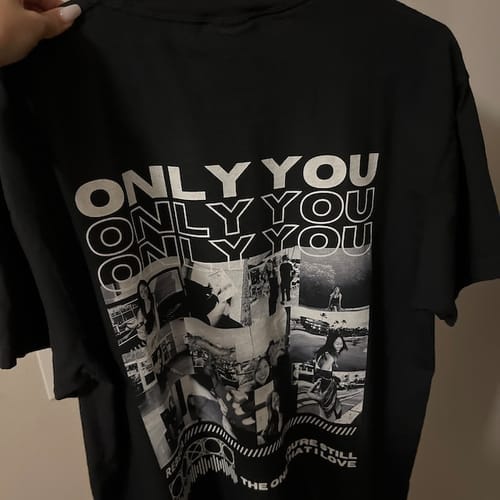 Customer photo review of Custom Only You Photo Tee/Crewneck/Hoodie
