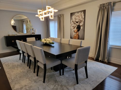 Customer photo review of 'Woman Unfold' Framed Canvas