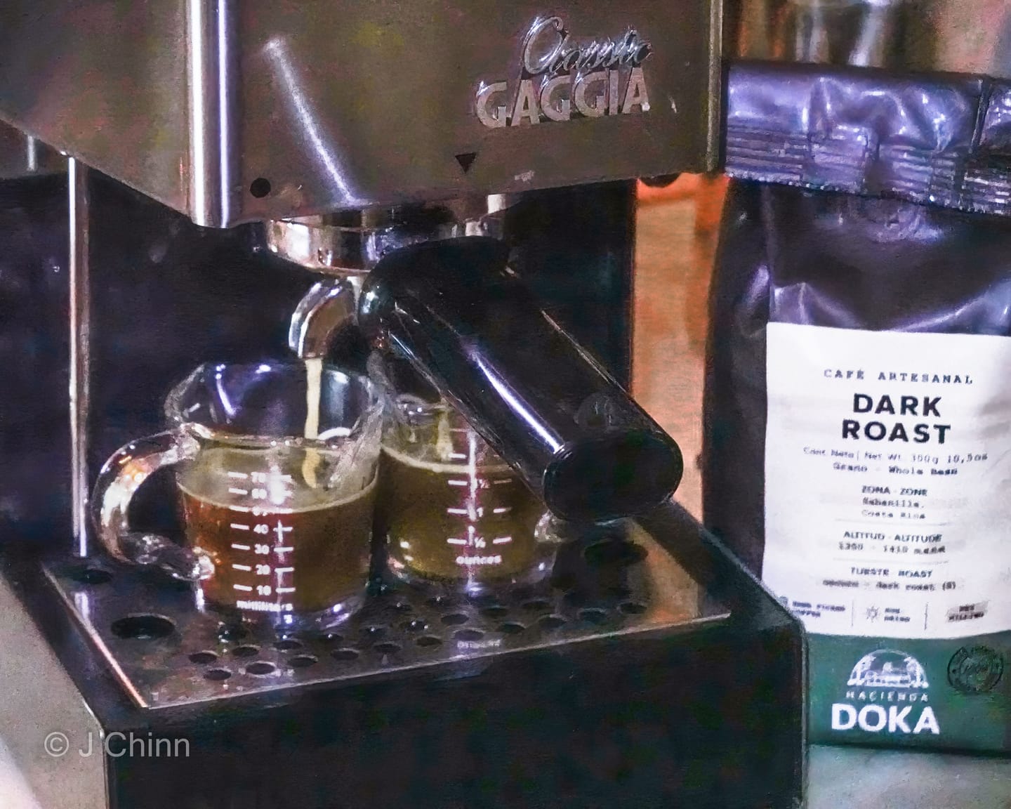 Customer photo review of Café Hacienda Doka Dark Roast