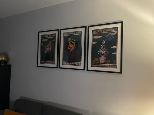 Customer photo review of Toile - Cueille la vie, sème ta musique