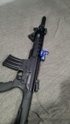 Customer photo review of Sniper RD22F(BLUE) Red Dot Red and Green Reflex Sight with 4 Reticles