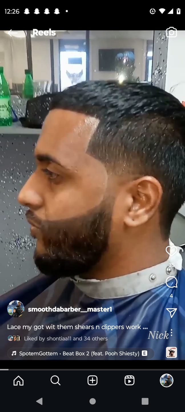 Customer photo review of PRO SHAVE SOLUTION (5 oz)