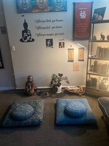Customer photo review of Indigo Star (Water) - Meditation comfort bundle