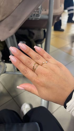 Customer photo review of ANILLO OLIVIA BAÑO DE ORO