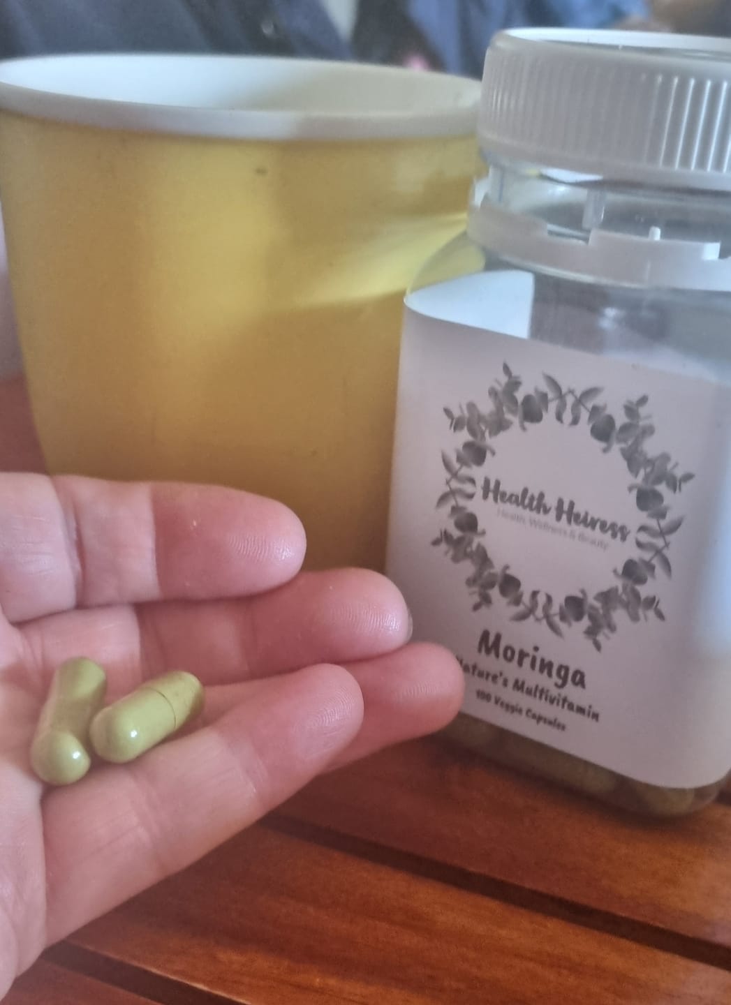 Customer photo review of Moringa 100 Capsules