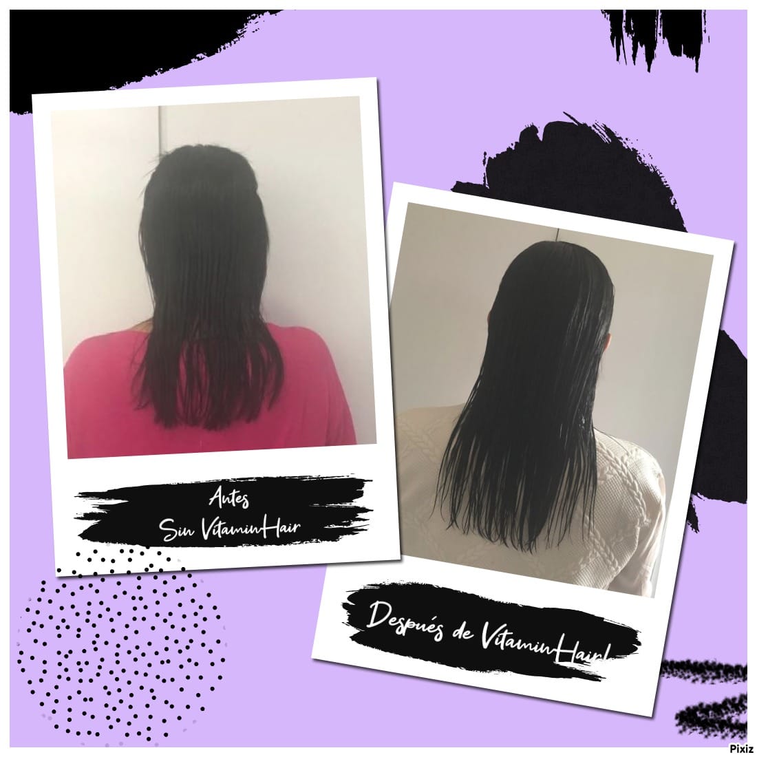Customer photo review of HAIRtamin Fórmula Avanzada