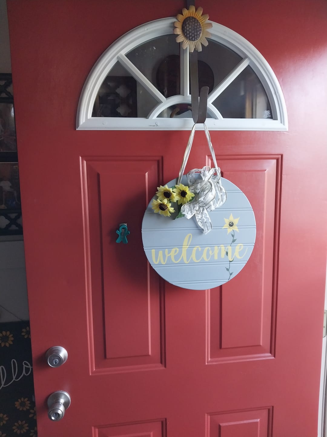Customer photo review of Clear Sunburst Glass and Frame Kit (Fanlite)