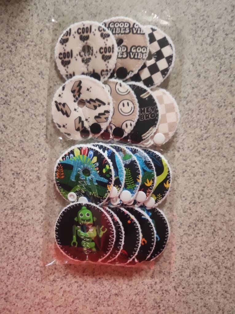 Customer photo review of Cool Boy Feeding tube pads
