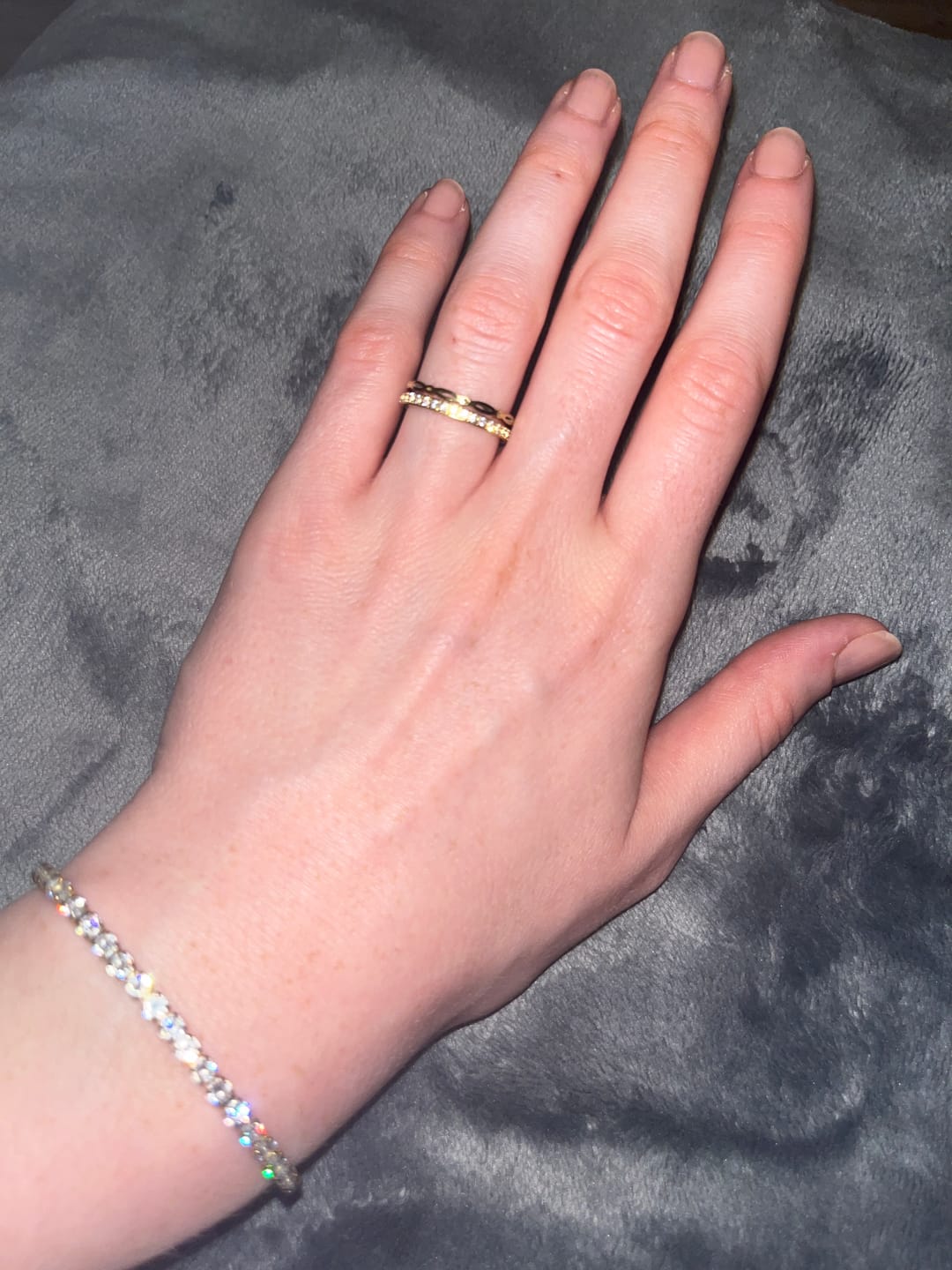 Customer photo review of Shine Ring | 18K vergoldet