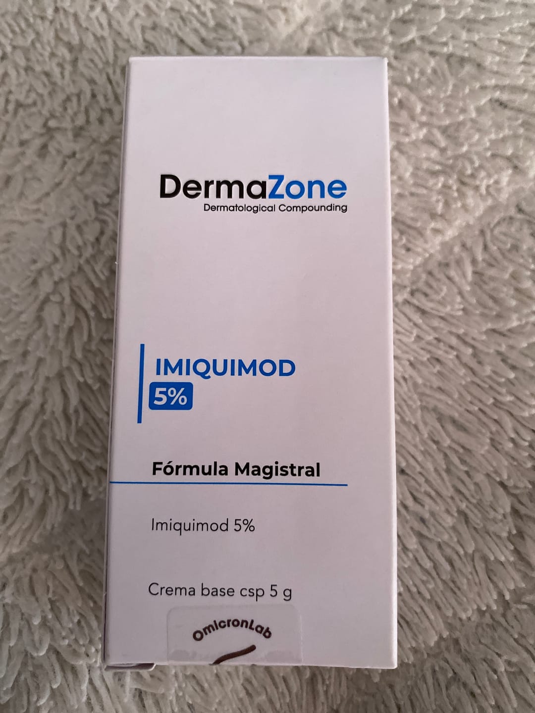 Customer photo review of Imiquimod 5% Dermazone Crema 5 gr Omicron