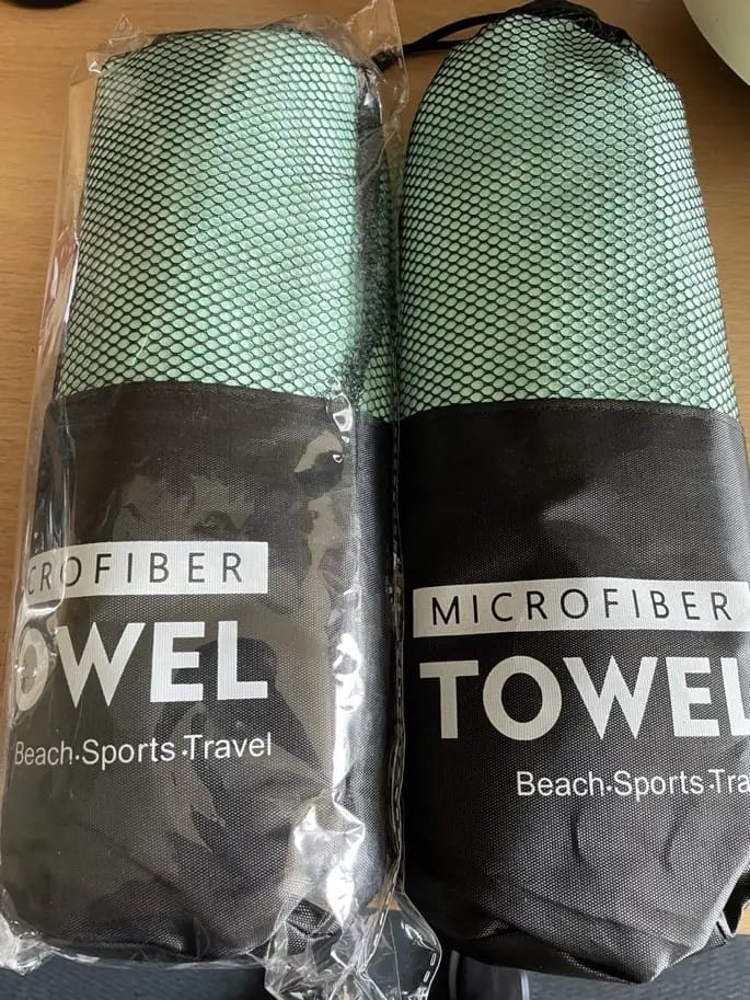 Customer photo review of Microvezel Reishanddoek Set - 2 Stuks