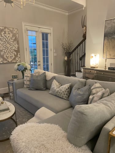 Customer photo review of Down Feather Pillow Insert