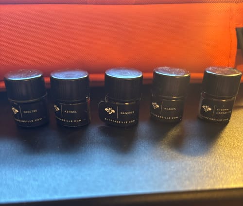 Customer photo review of Set of 5 1ml sample vials