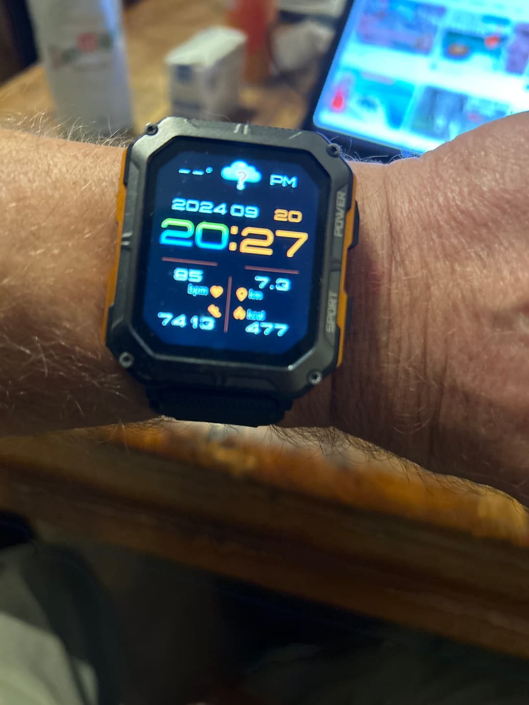Customer photo review of Hard Hat Smartwatch