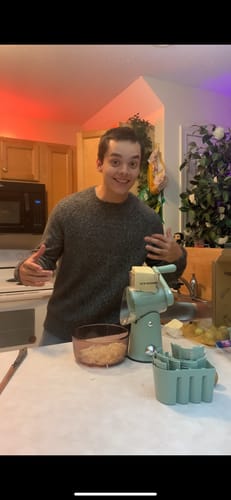 Customer photo review of 5 in 1 Gourmet Cheese Grater