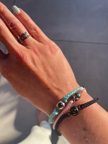 Customer photo review of Personalizovaný náramek s fotografií