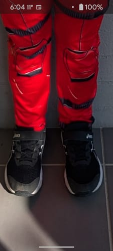 Customer photo review of Asics Kids GT-1000 12 PS (Black-White)