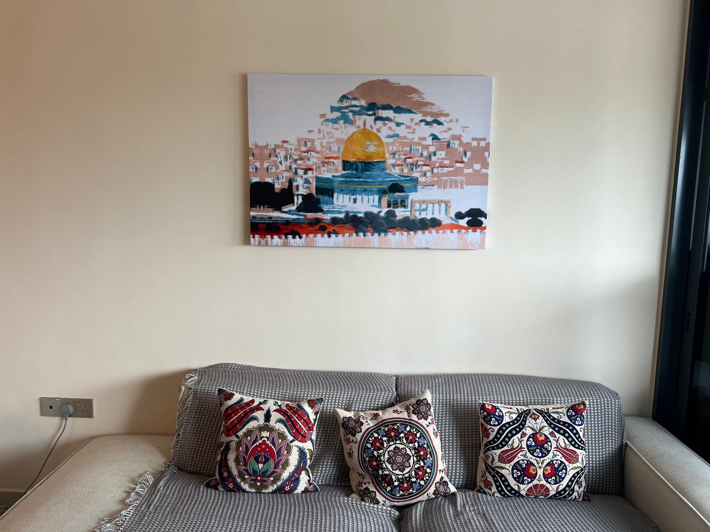 Customer photo review of Masjid Al Aqsa (The Dome of the Rock) - Islamic Canvas Printing Islamic Wall Art