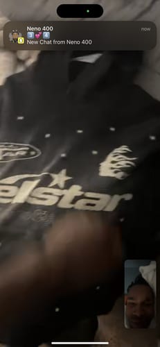 Customer photo review of Hellstar Racer Hoodie Vintage Black