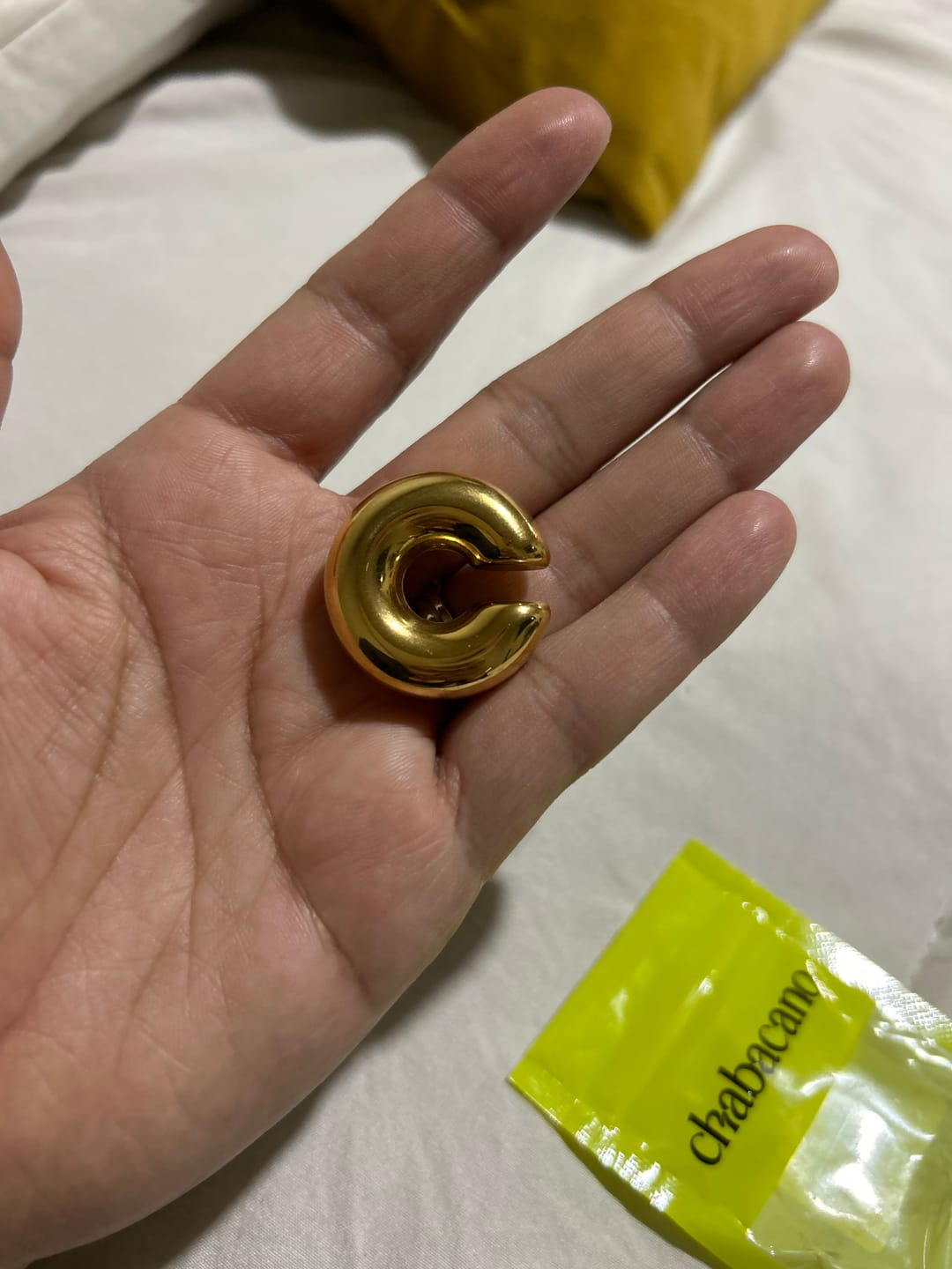 Customer photo review of Chunky Ear Cuff