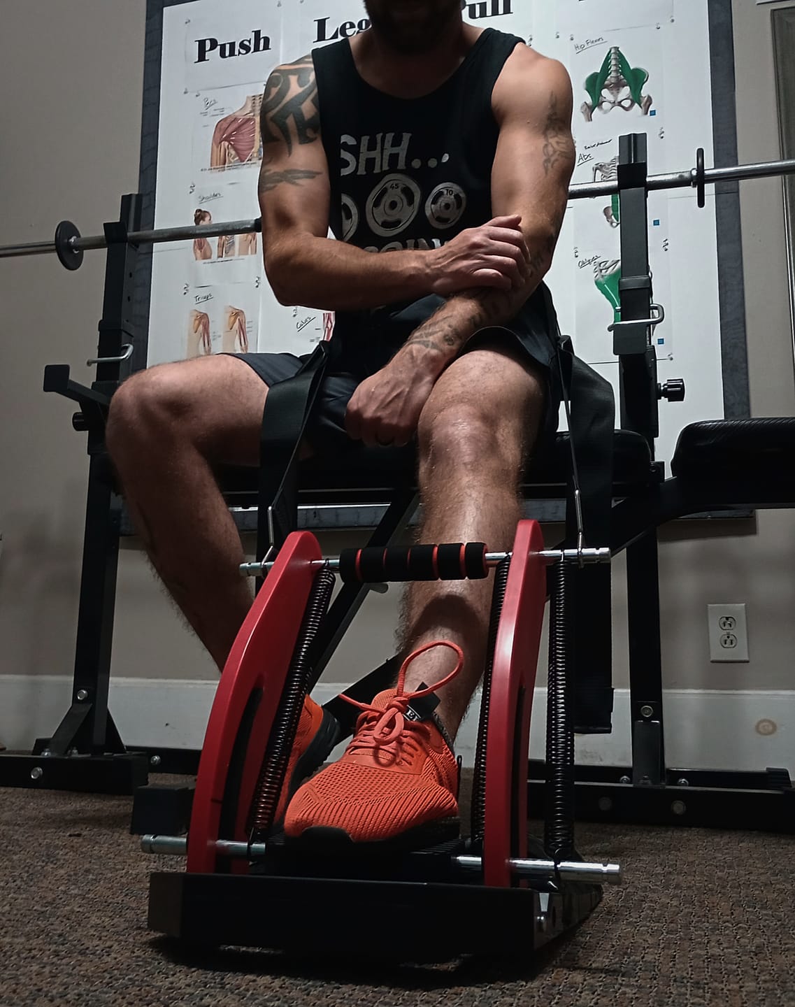 Customer photo review of Calf Buster V2 - Calf Extension Machine for Calf Growth, Strength, Rehab, Ankle Strength