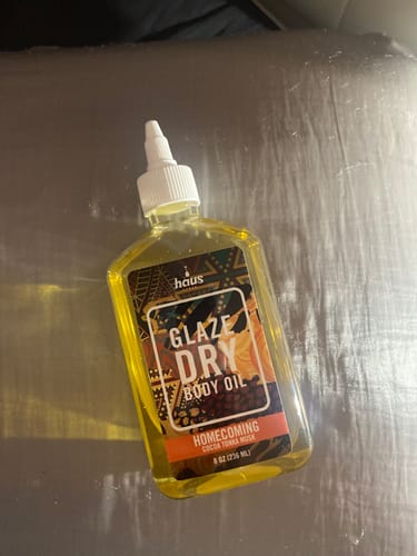 Customer photo review of GLAZE | Dry Oil Blend for Body