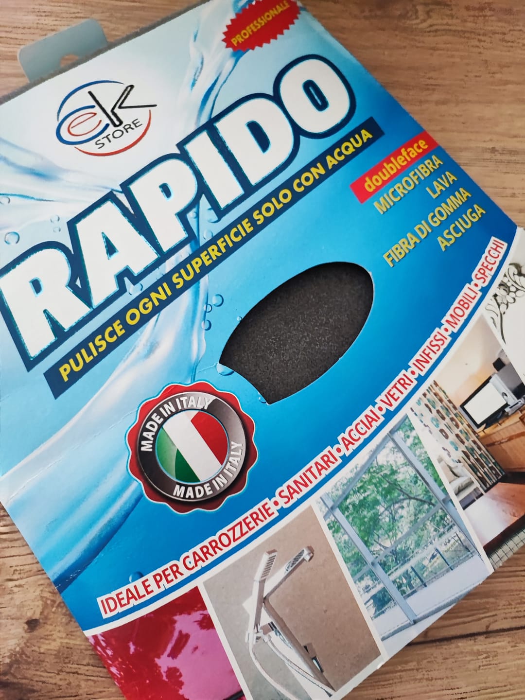 Customer photo review of Panno Rapido Lava e Asciuga in una Passata | Il panno più venduto su TIKTOK