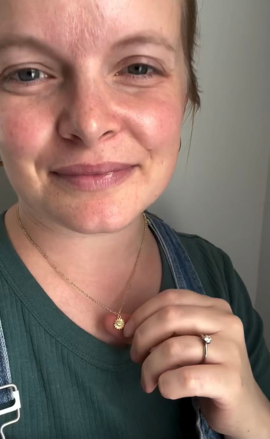 Customer photo review of Eucharist Necklace