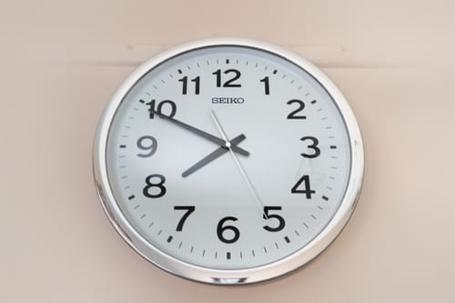 Customer photo review of Seiko Round Luminescent Quartz Wall Clock QXA799-S