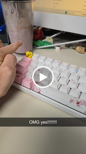 Customer video review of Duckey Keycap