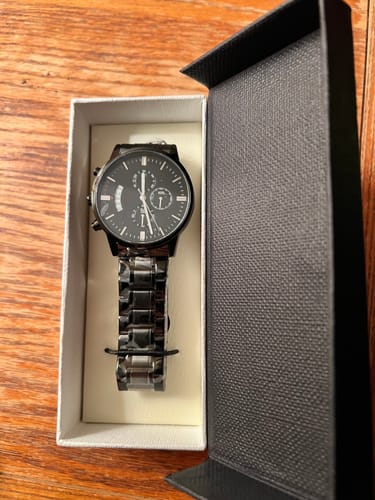 Customer photo review of To My Son - Engraved Premium Watch - SS146S