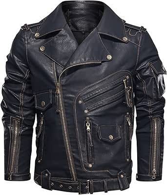 Customer photo review of Blouson Aviateur Peau Lainée Homme