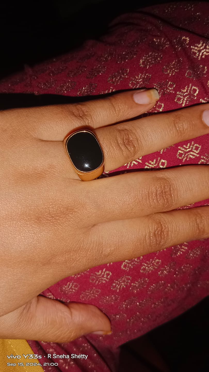 Customer photo review of Glossy Enamel Ring