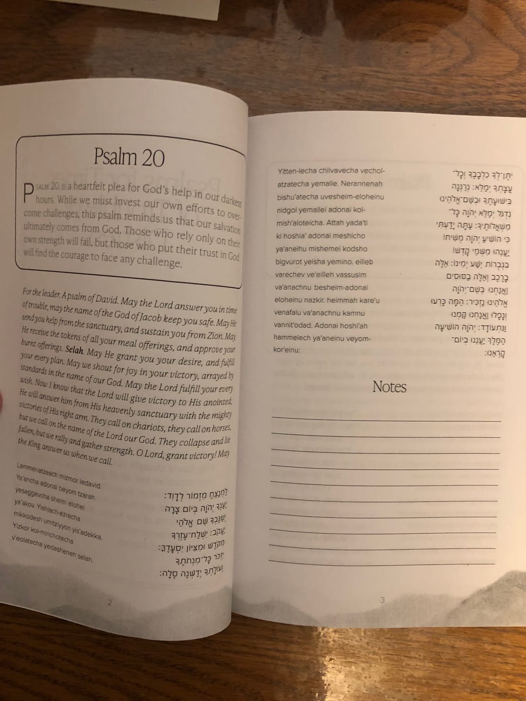 Customer photo review of Stand By Me: Hebrew Prayers for All Believers - Volume 1