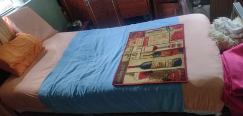 Customer photo review of Juego de Sábanas Básica Algodón Percal 200 -Tamaño y color a elegir