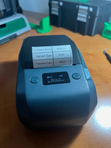 Customer photo review of 2024 NEW RELEASE! M2 2 Inch Thermal Transfer Label Maker - Smart Color Printing with Phones & PC