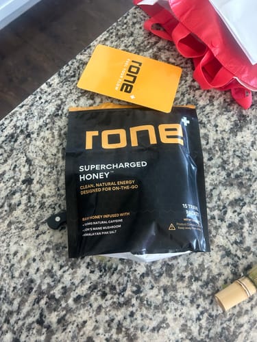 Customer photo review of ***PRE-SALE*** (15-Pack) SuperCharged Honey Packets