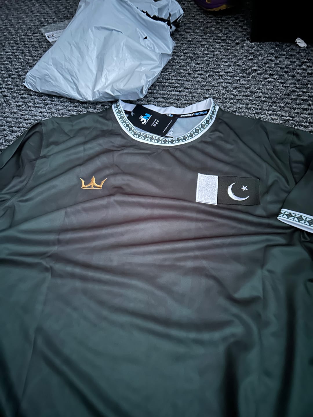 Customer photo review of Pakistan Custom Football Jersey