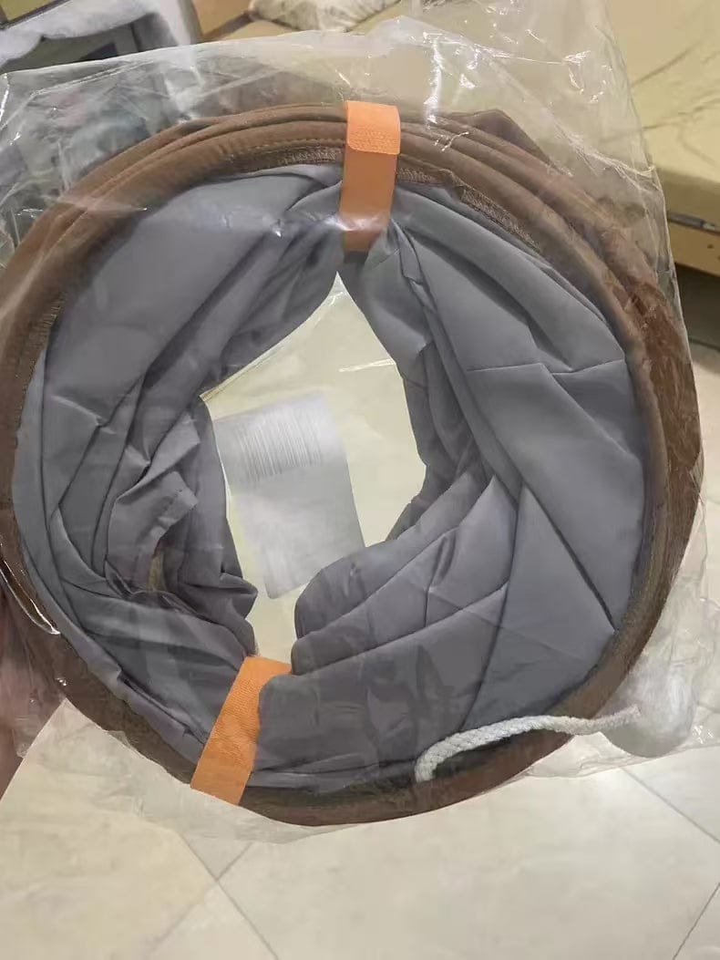 Customer photo review of Foldable Cat Tunnel Toy - With Peephole & Interactive Ball