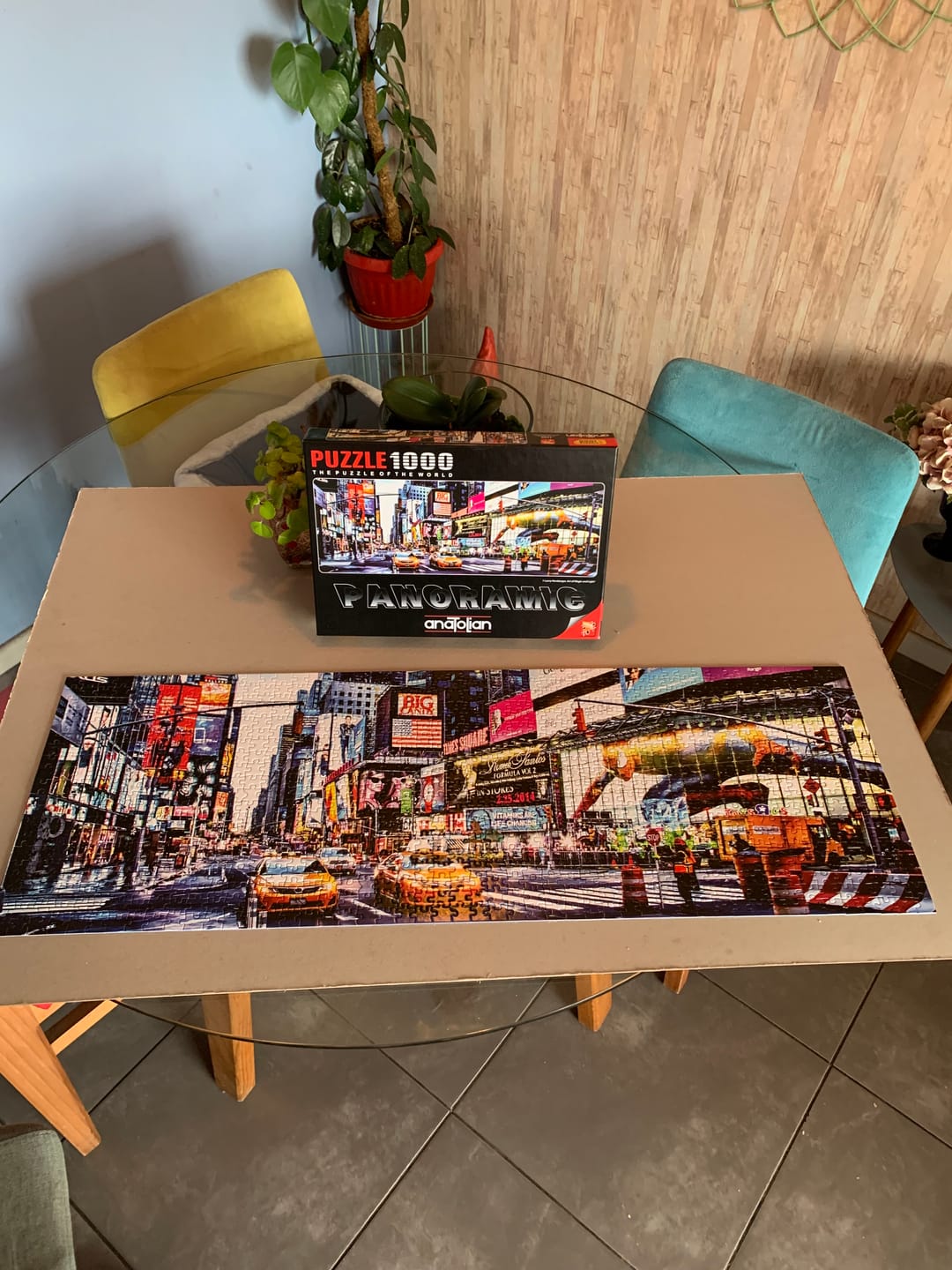 Customer photo review of PUZZLE 1000 PIEZAS panorámico - Time square
