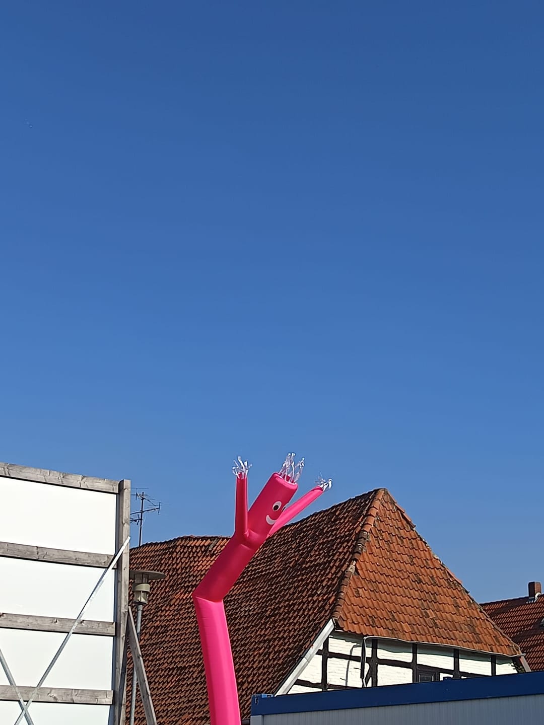 Customer photo review of Sky dancers - two arm / one leg